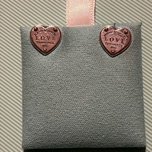 Tiffany&co Sterling Silver return love earrings
